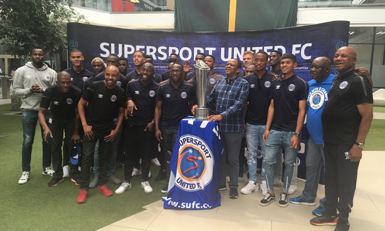 Champions visit club headquarters