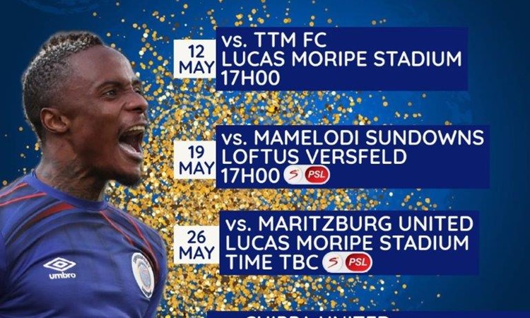 SSU DStv Premiership fixtures for the month of May
