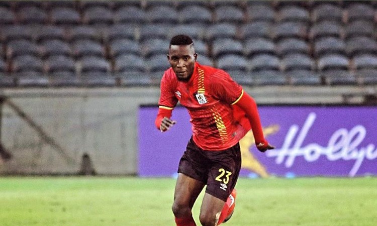 Waiswa in action for Uganda tonight